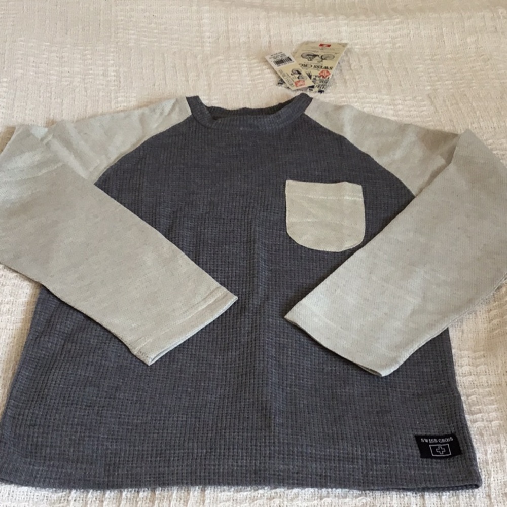 NWT boys size 10-12 long-sleeve shirt.